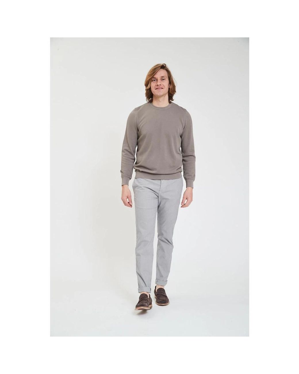 Gran Sasso Gray Sweatshirts for men