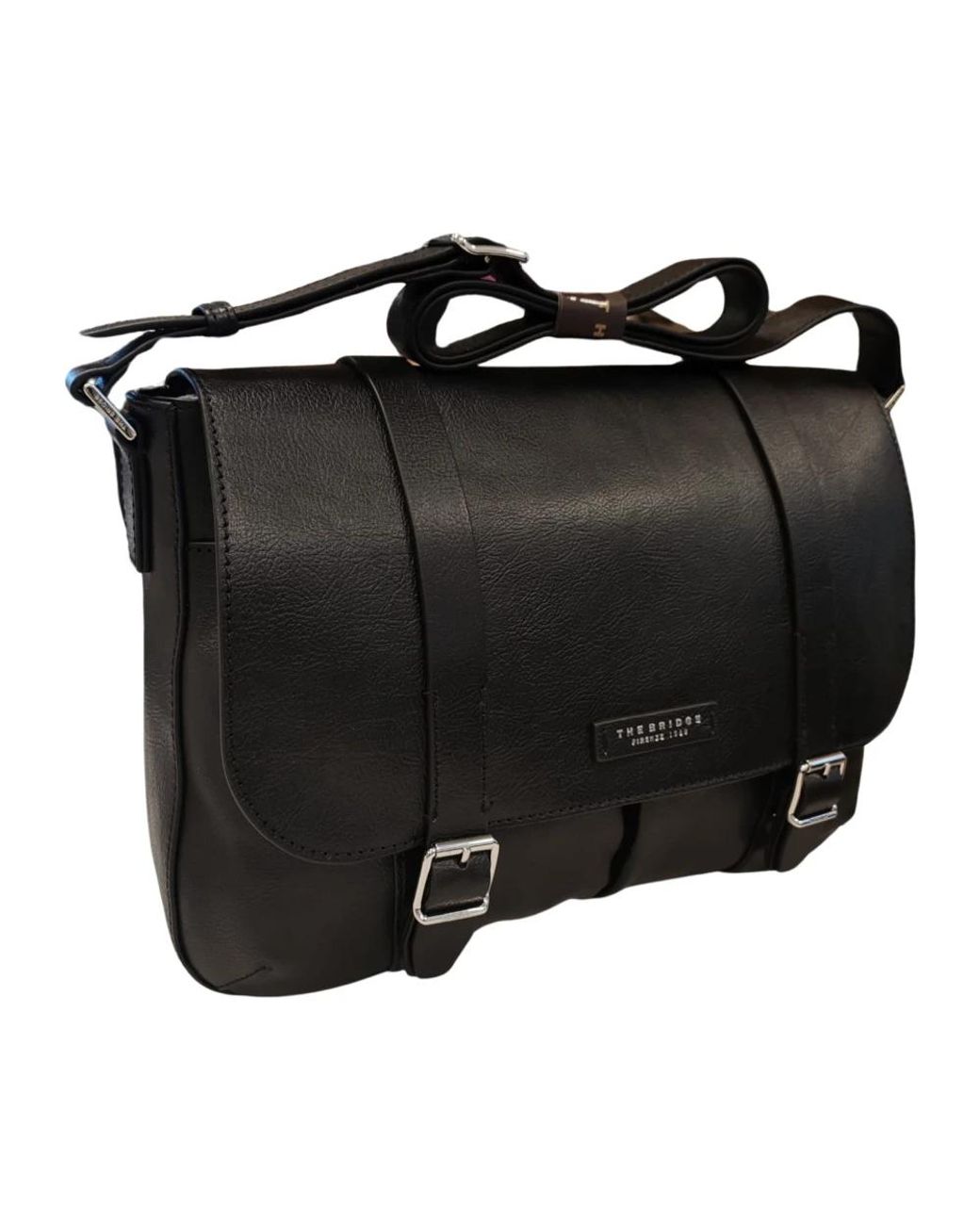 The Bridge Black Shoulder Bags for men
