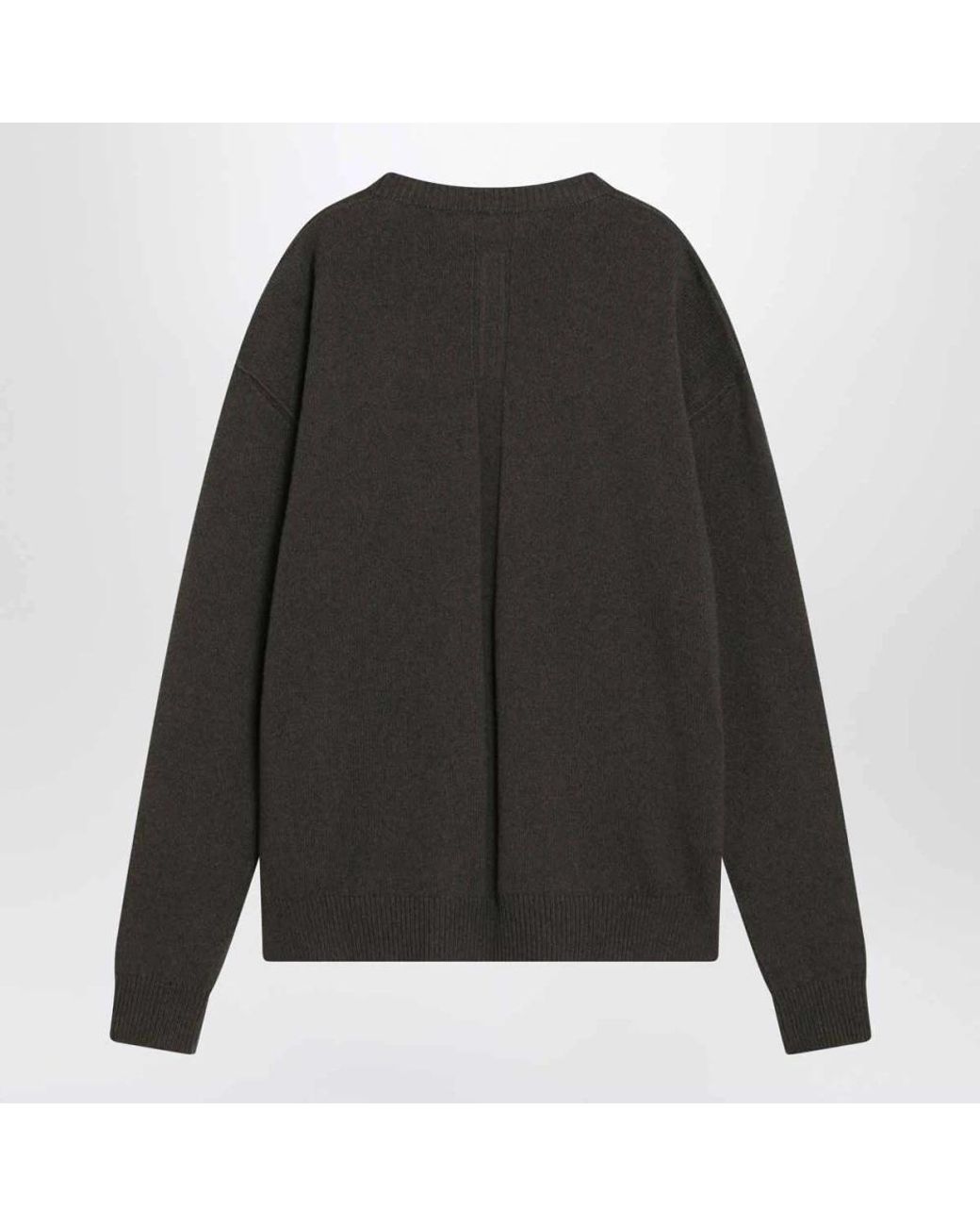 Round-Neck Knitwear Rick Owens de hombre de color Black