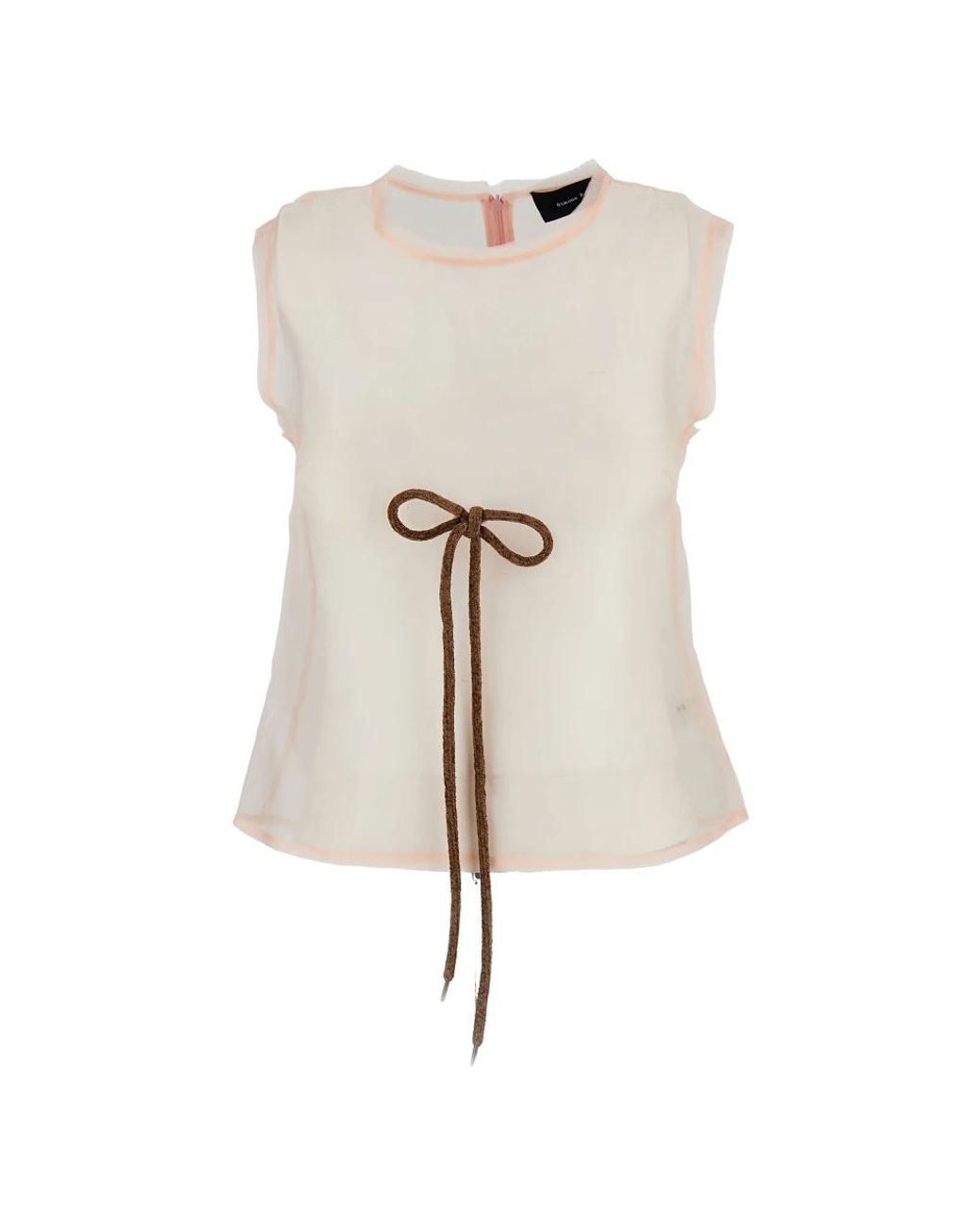 Simone Rocha White Sleeveless Tops