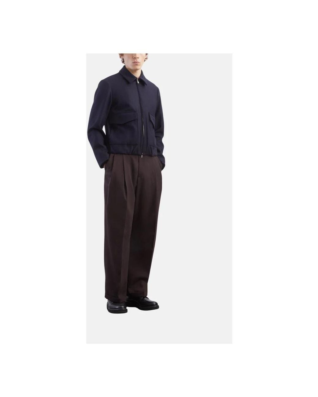 Barena Black Bomber Jackets for men