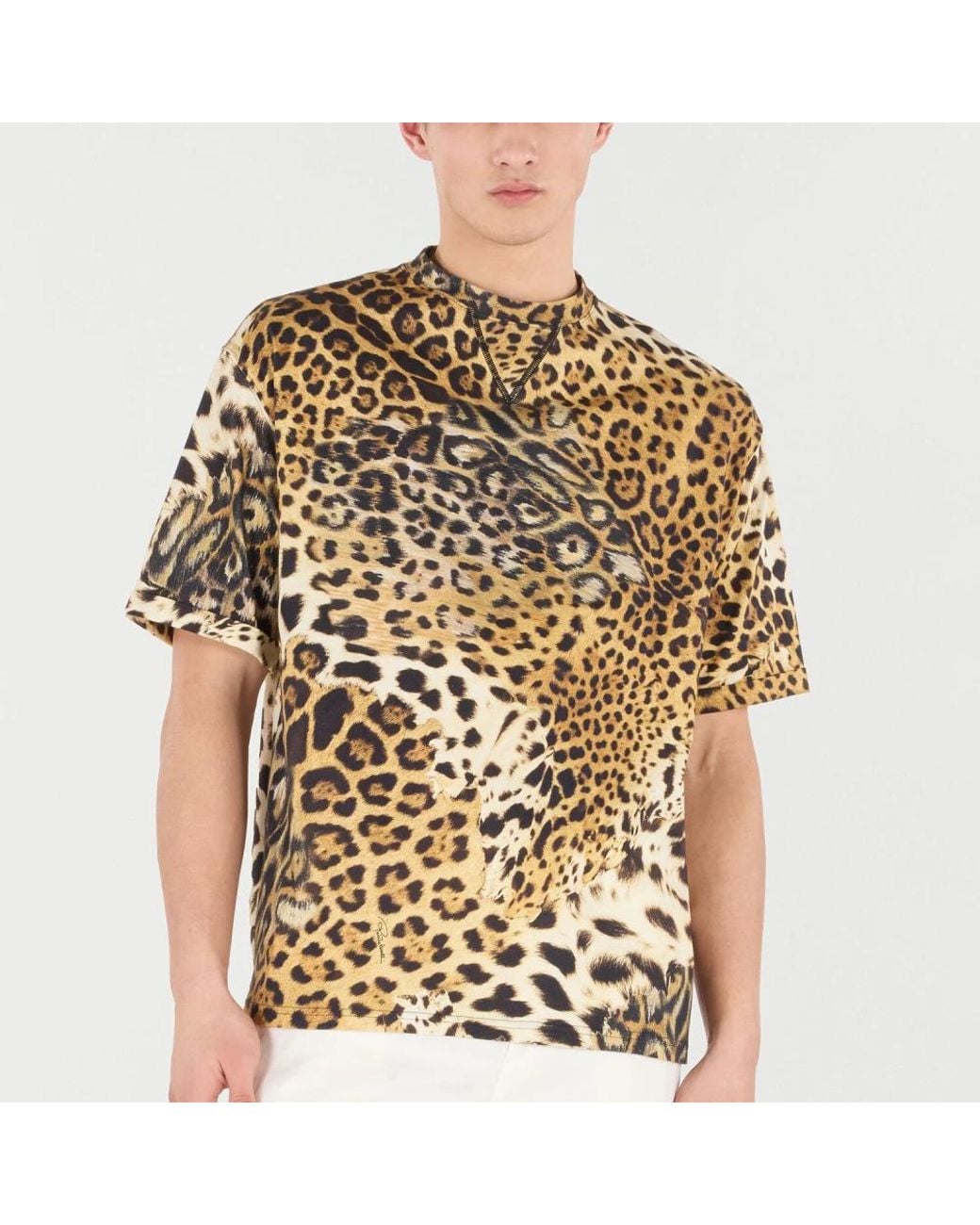 Roberto Cavalli Natural T-Shirts for men