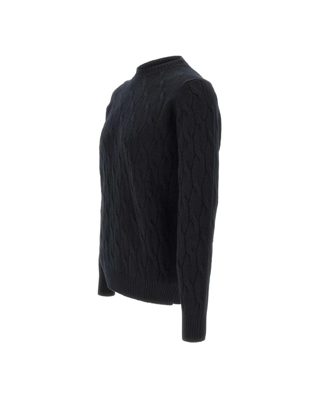 FILIPPO DE LAURENTIIS Blue Round-Neck Knitwear for men