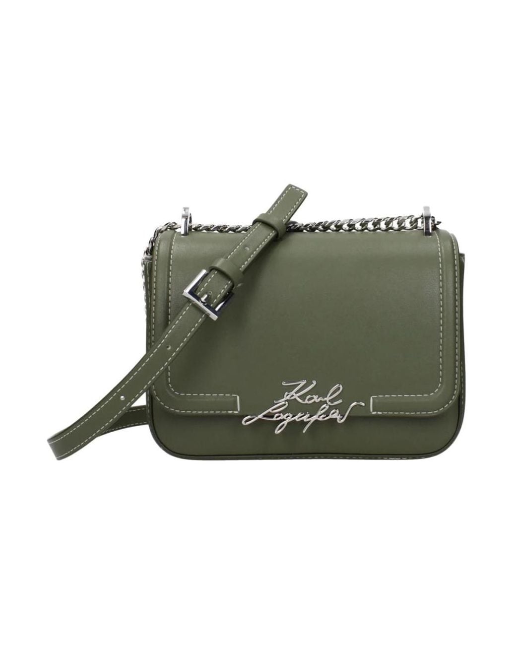 Karl Lagerfeld Green Cross Body Bags