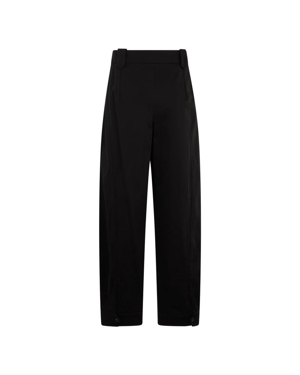 Alberta Ferretti Black Wide Trousers