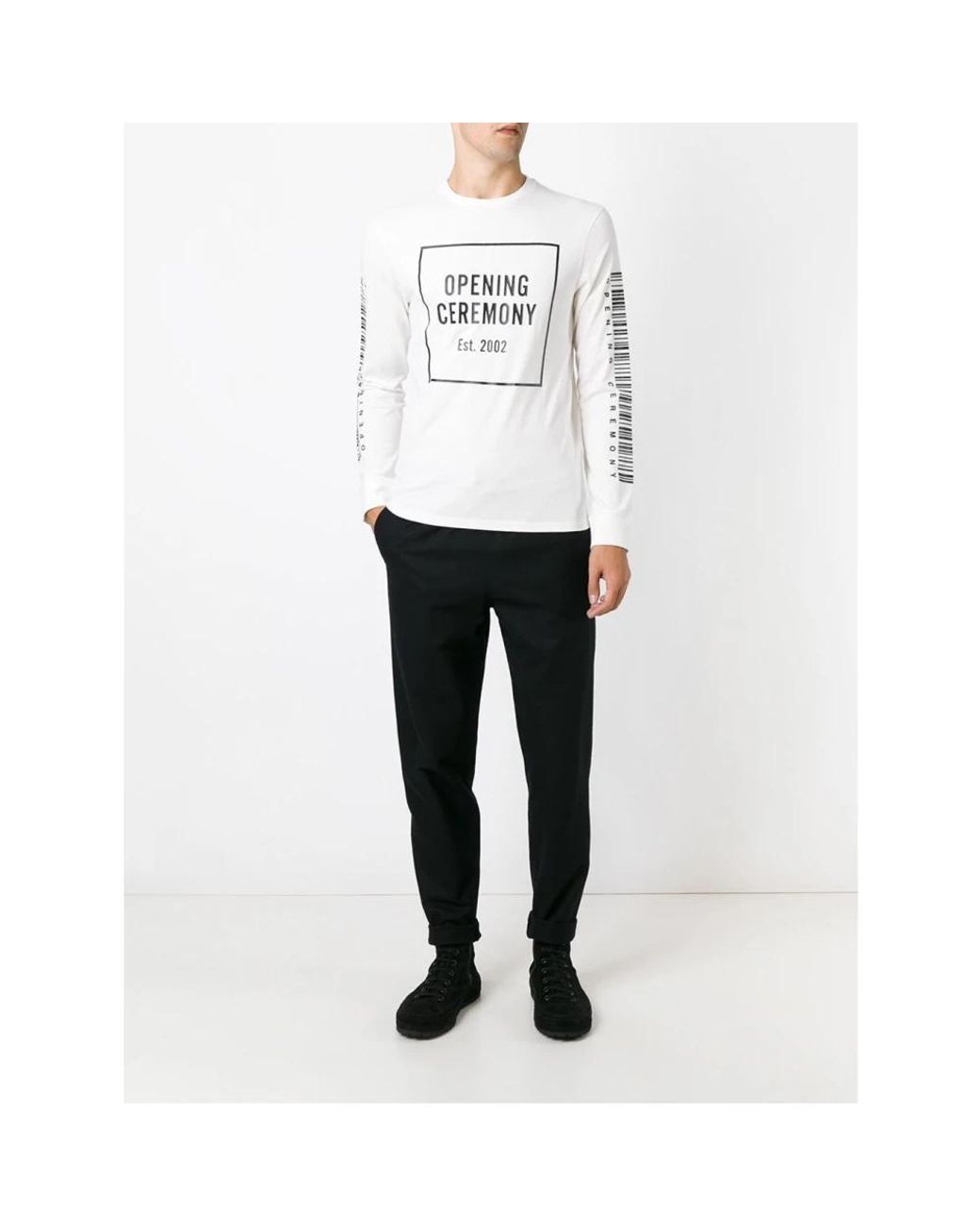 Opening Ceremony Gray Long Sleeve Tops for men