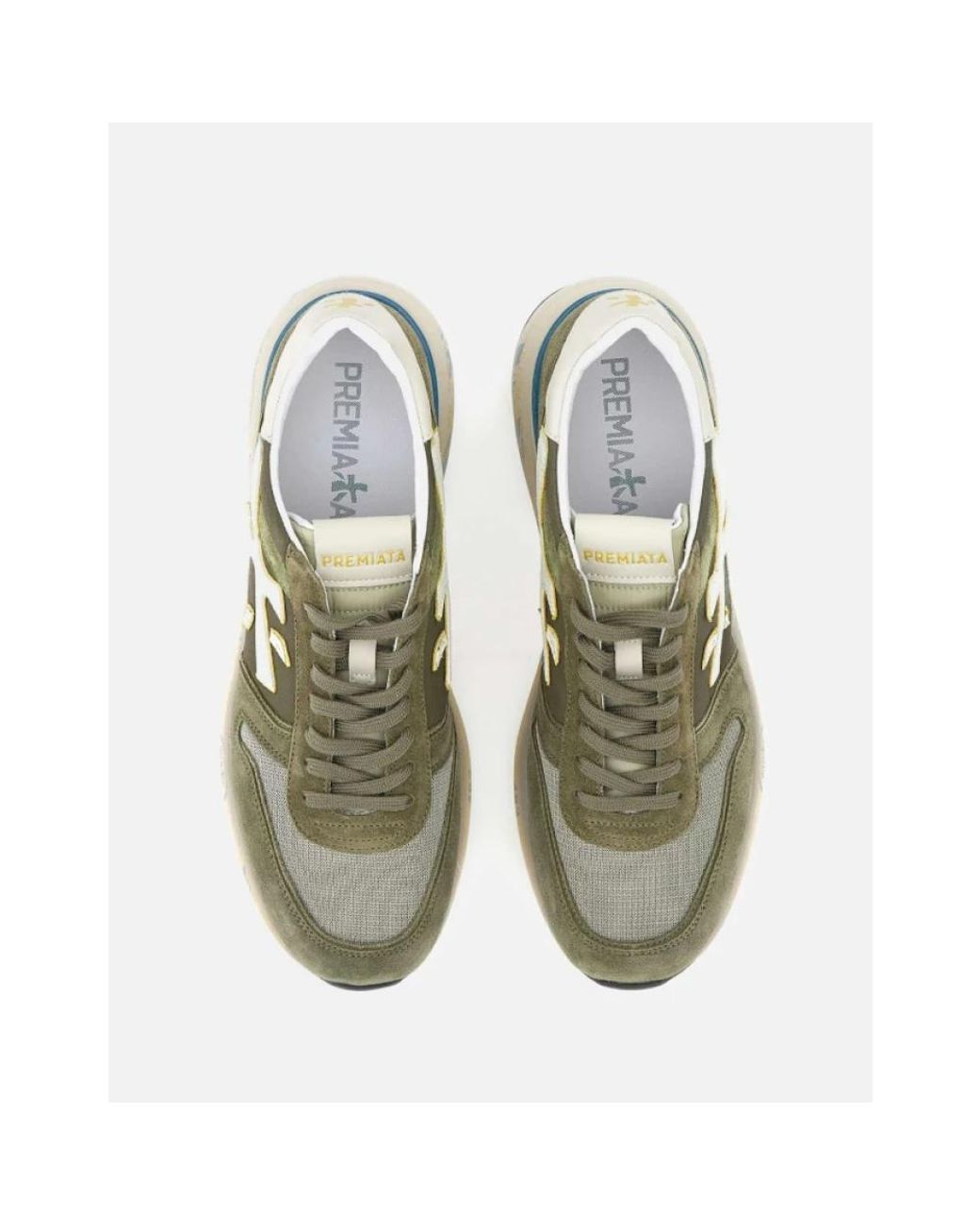 Premiata Green Sneakers for men