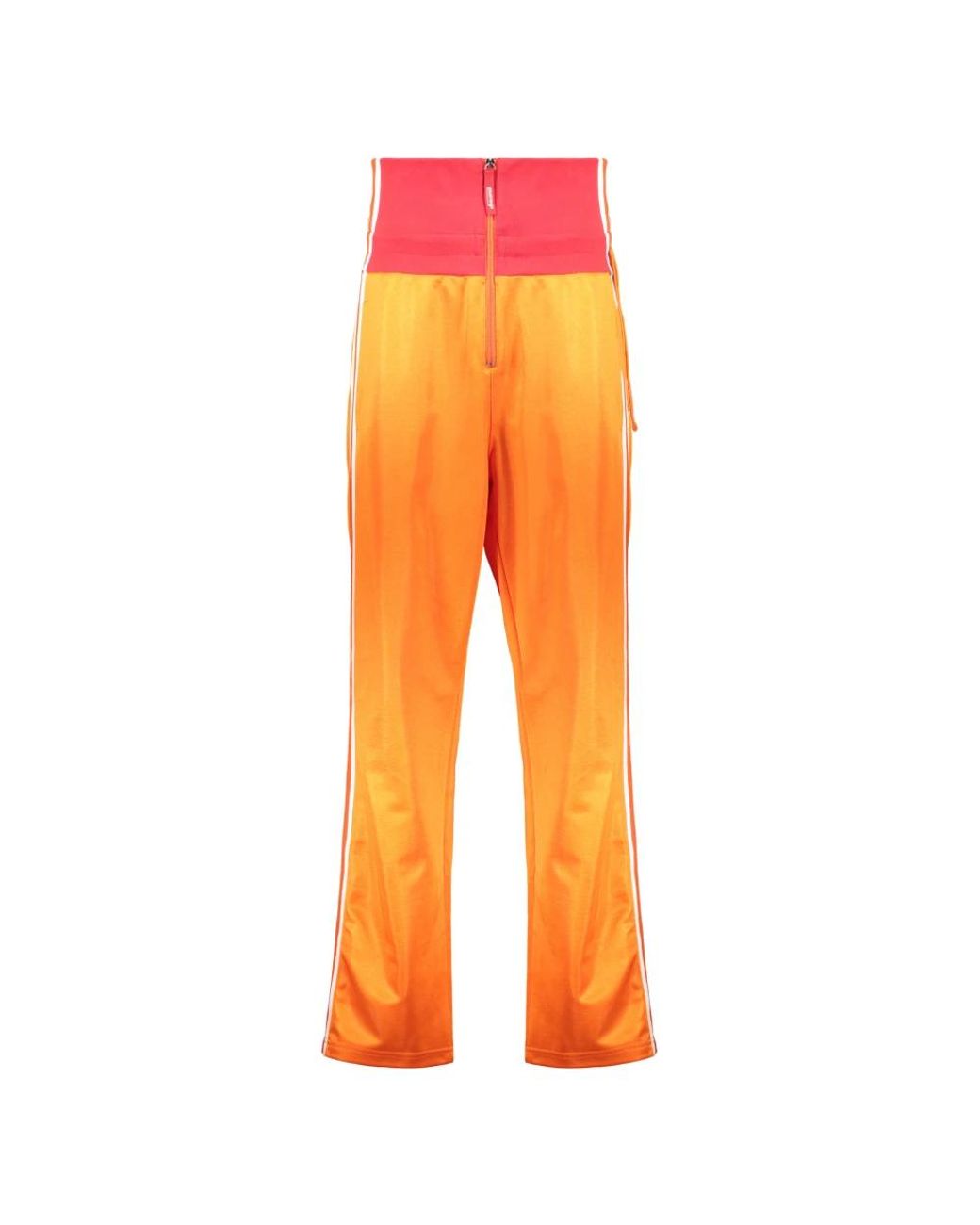 DIESEL Orange Wide Trousers for men