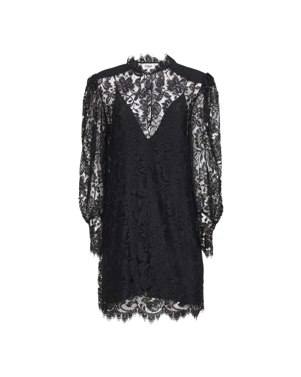 Chloé Black Short Dresses