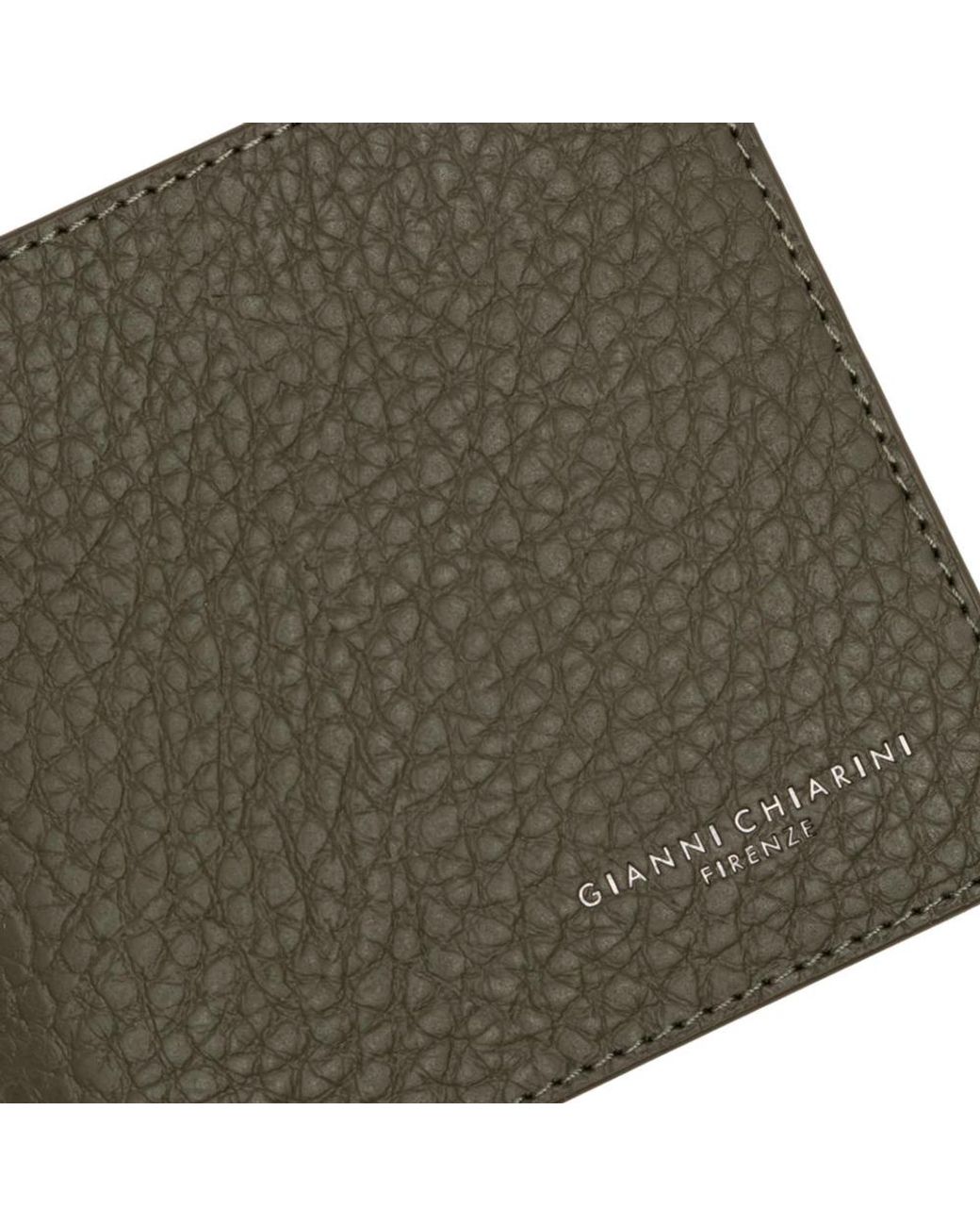 Gianni Chiarini Maxi-Grain Geldbörse in Gray für Herren