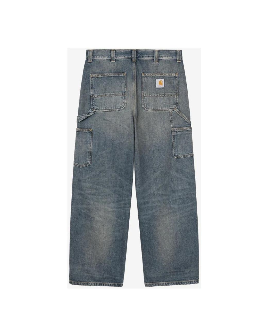 Carhartt Blue Loose Fit Jeans for men