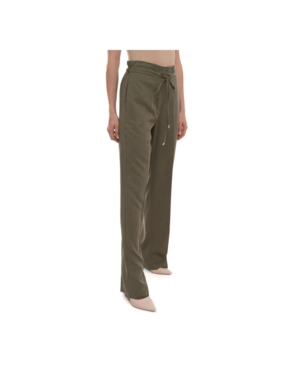 Liu Jo Green Wide Trousers