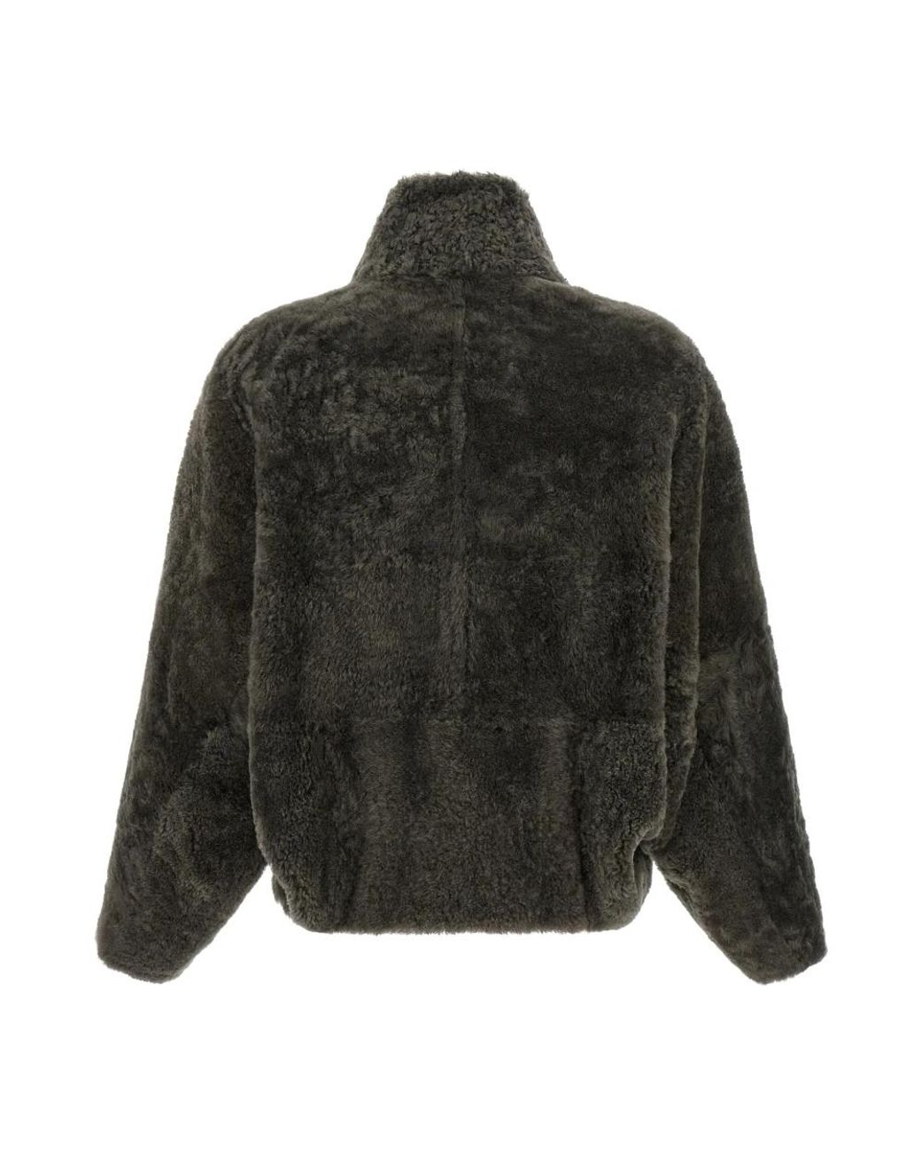 Brunello Cucinelli Green Faux Fur & Shearling Jackets