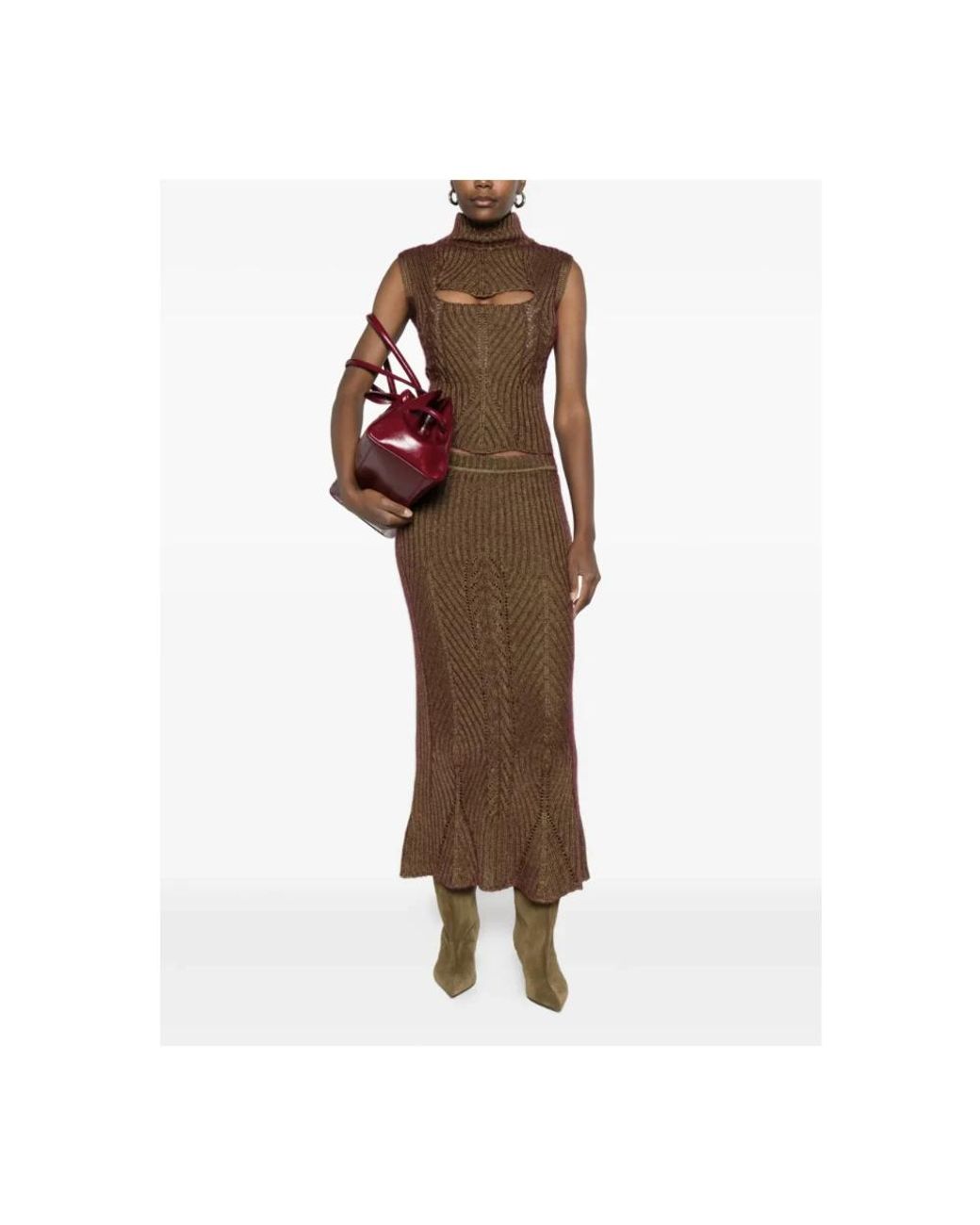 Vivienne Westwood Brown Turtlenecks