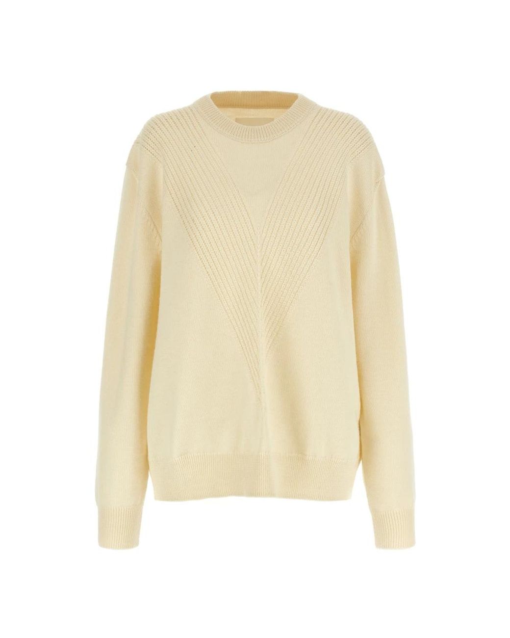 Jil Sander Natural Round-Neck Knitwear for men