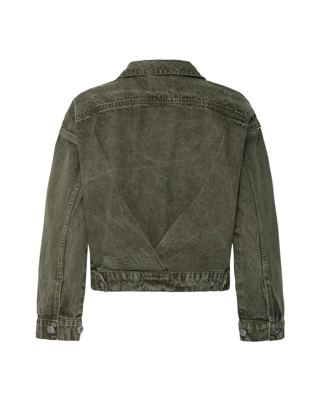 Denim Jackets Ichi de color Green
