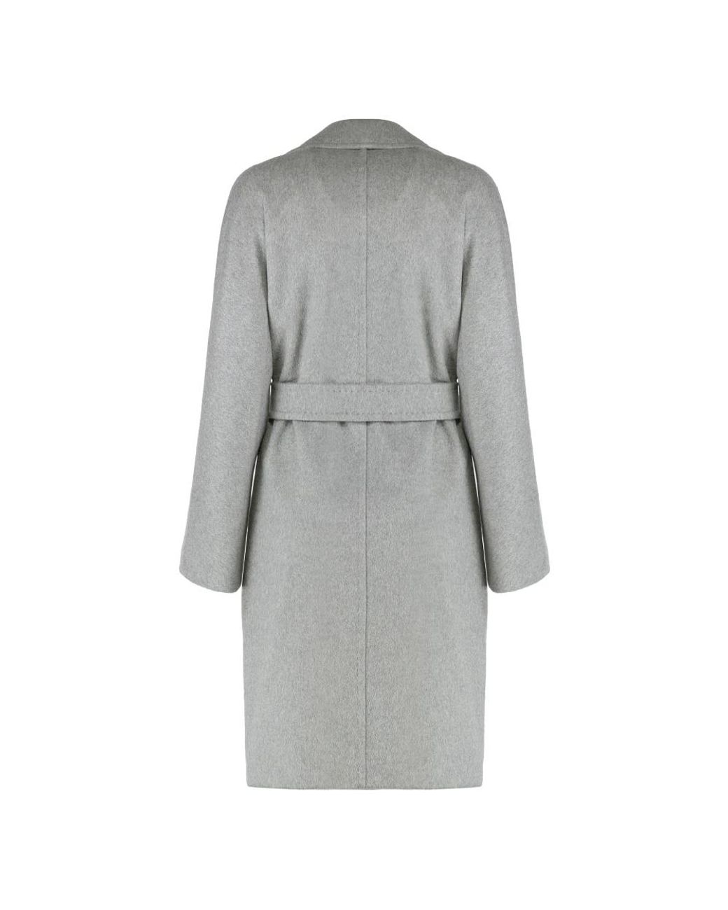 Max Mara Gray Belted Coats