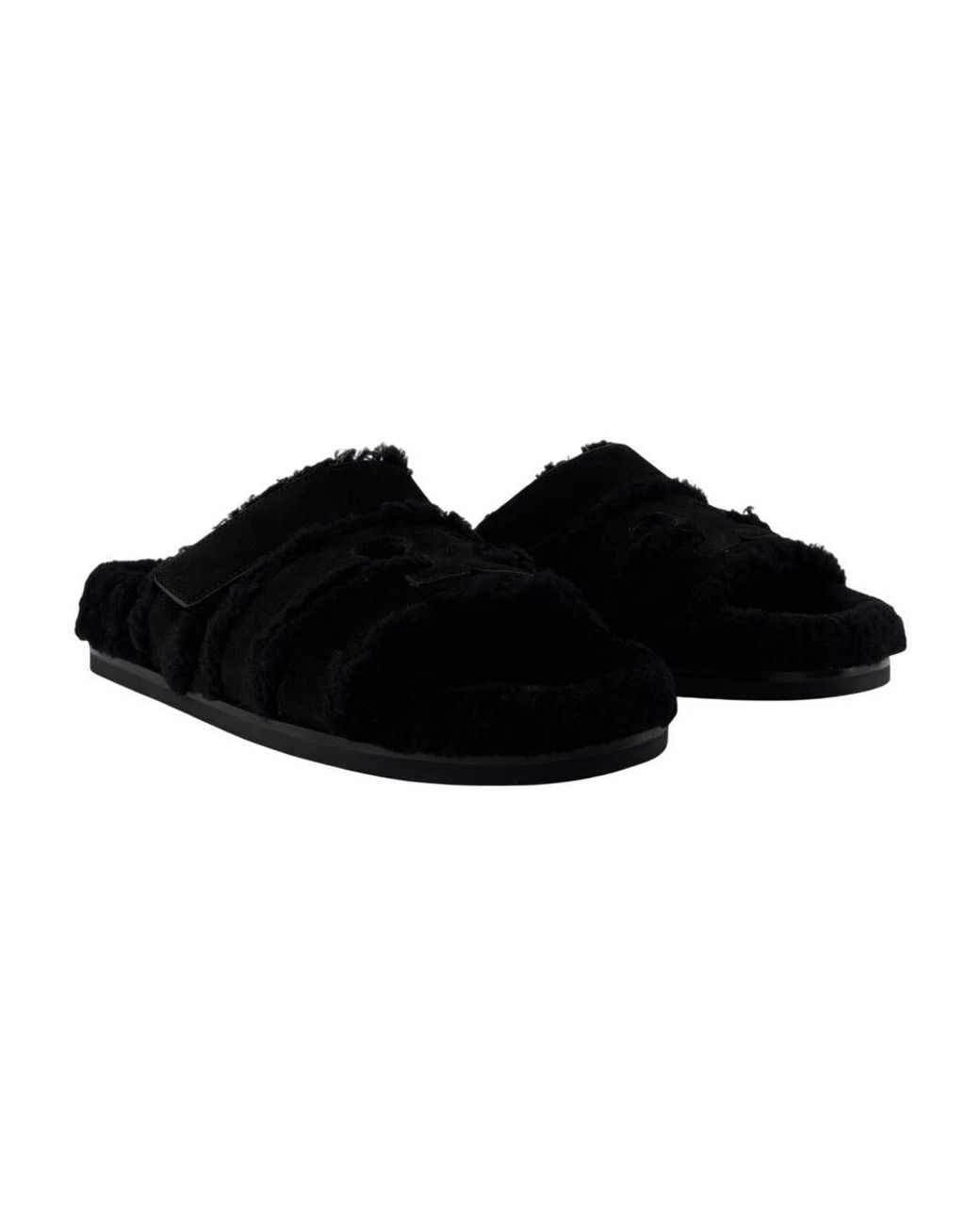 Sliders di Tory Burch in Black