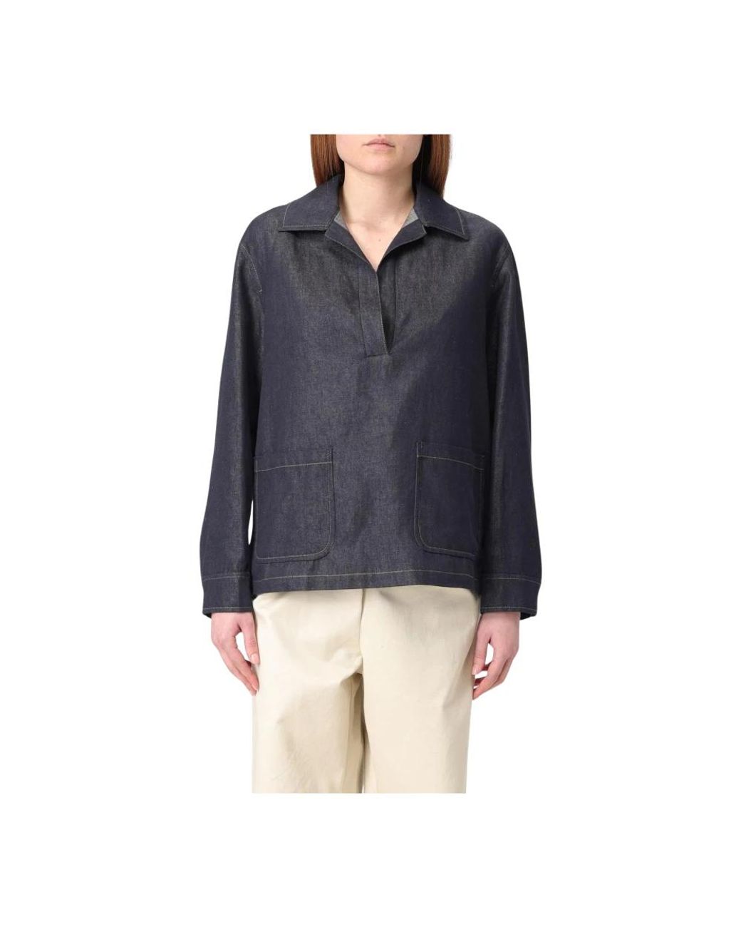 Blouses Max Mara de color Blue