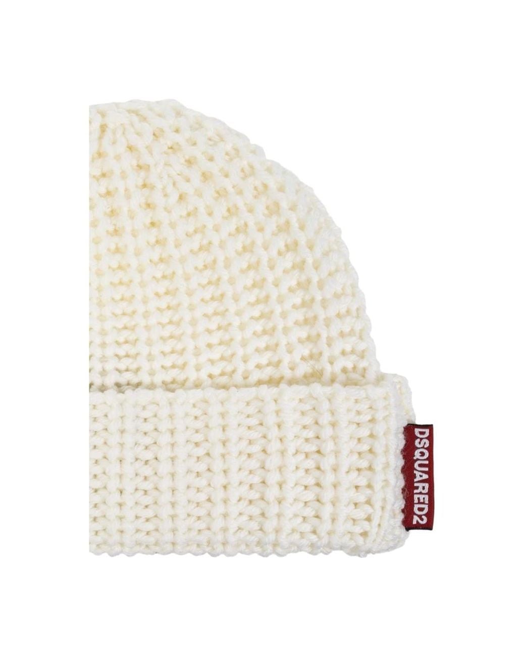 DSquared² Natural Beanies for men