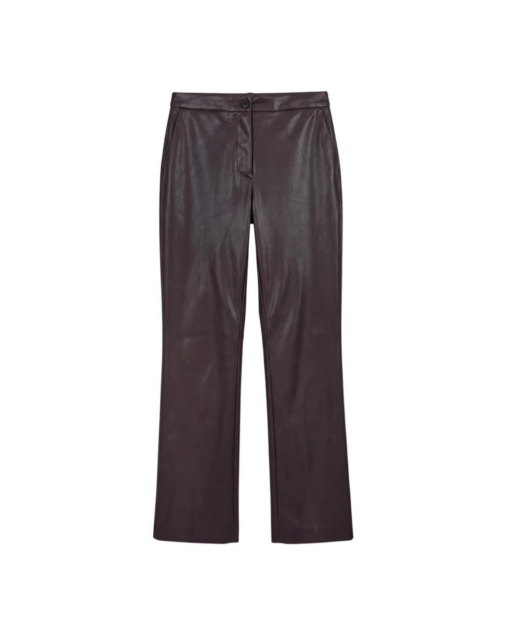 Jucca Gray Leather Trousers