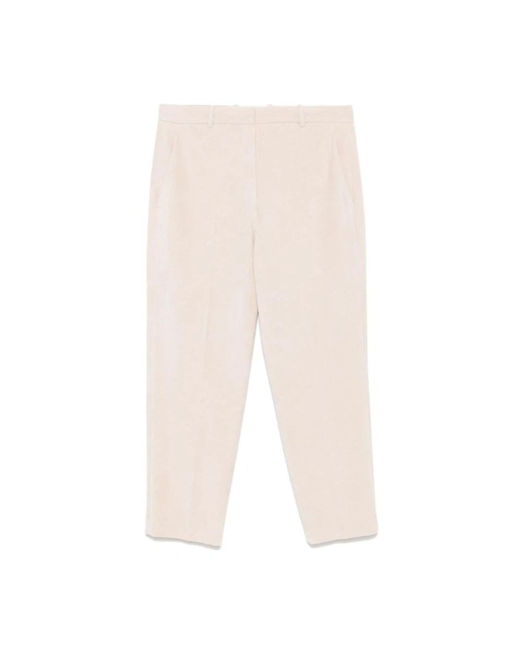 Circolo 1901 Natural Cropped Trousers