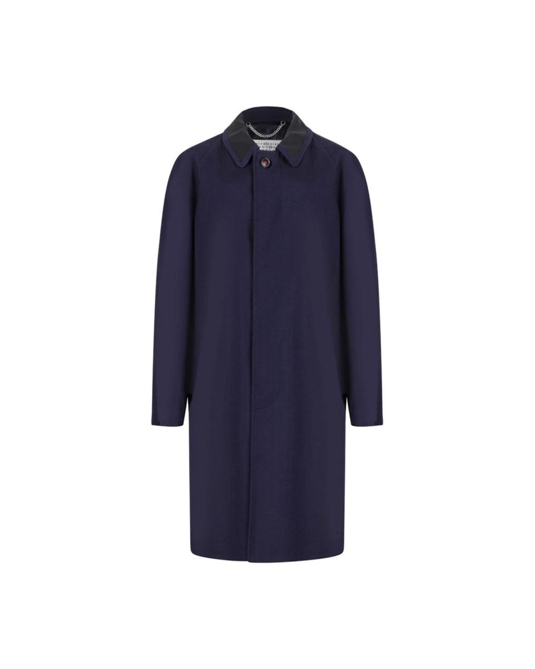 Single-breasted coats Maison Margiela de color Blue