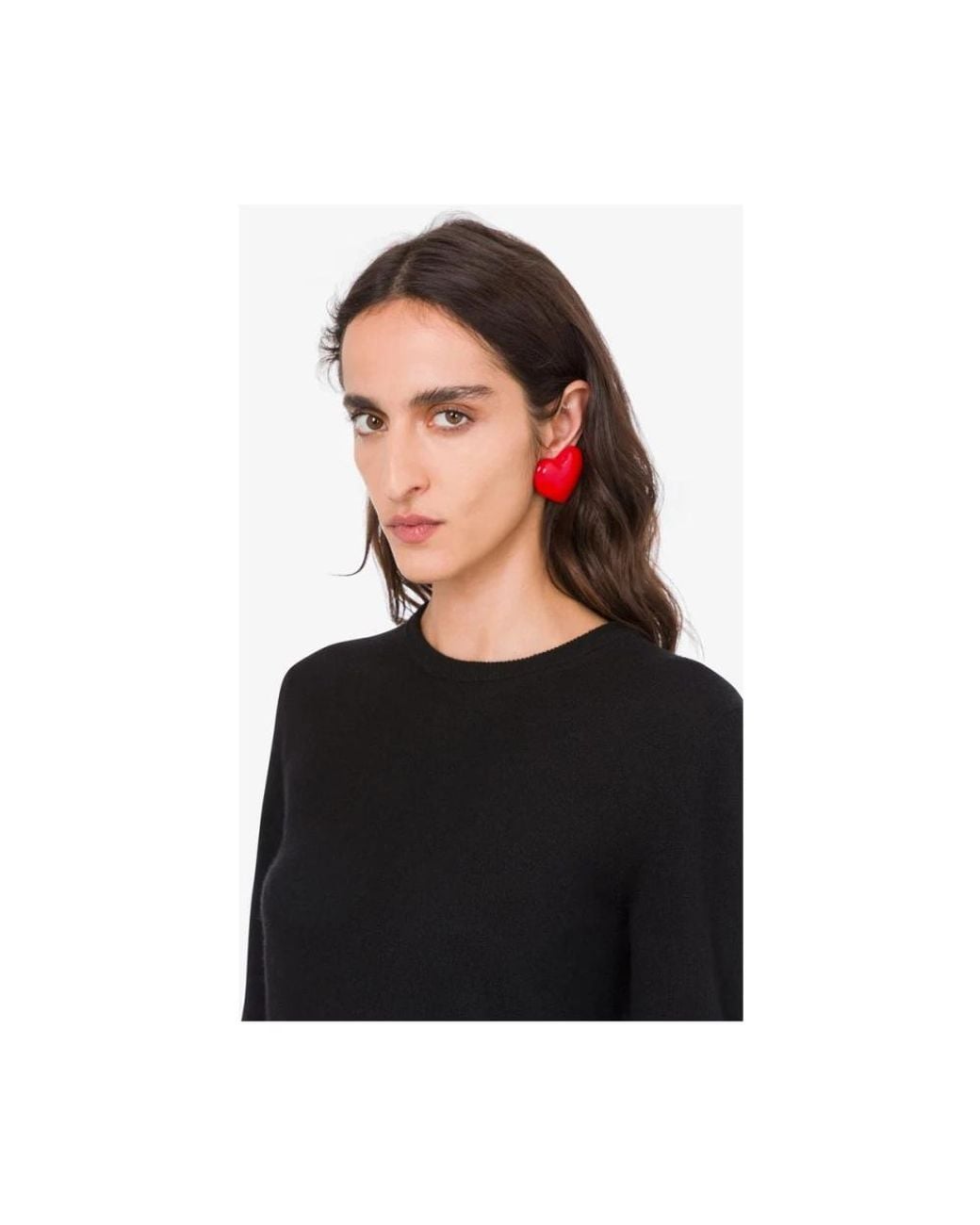 Moschino Red Earrings