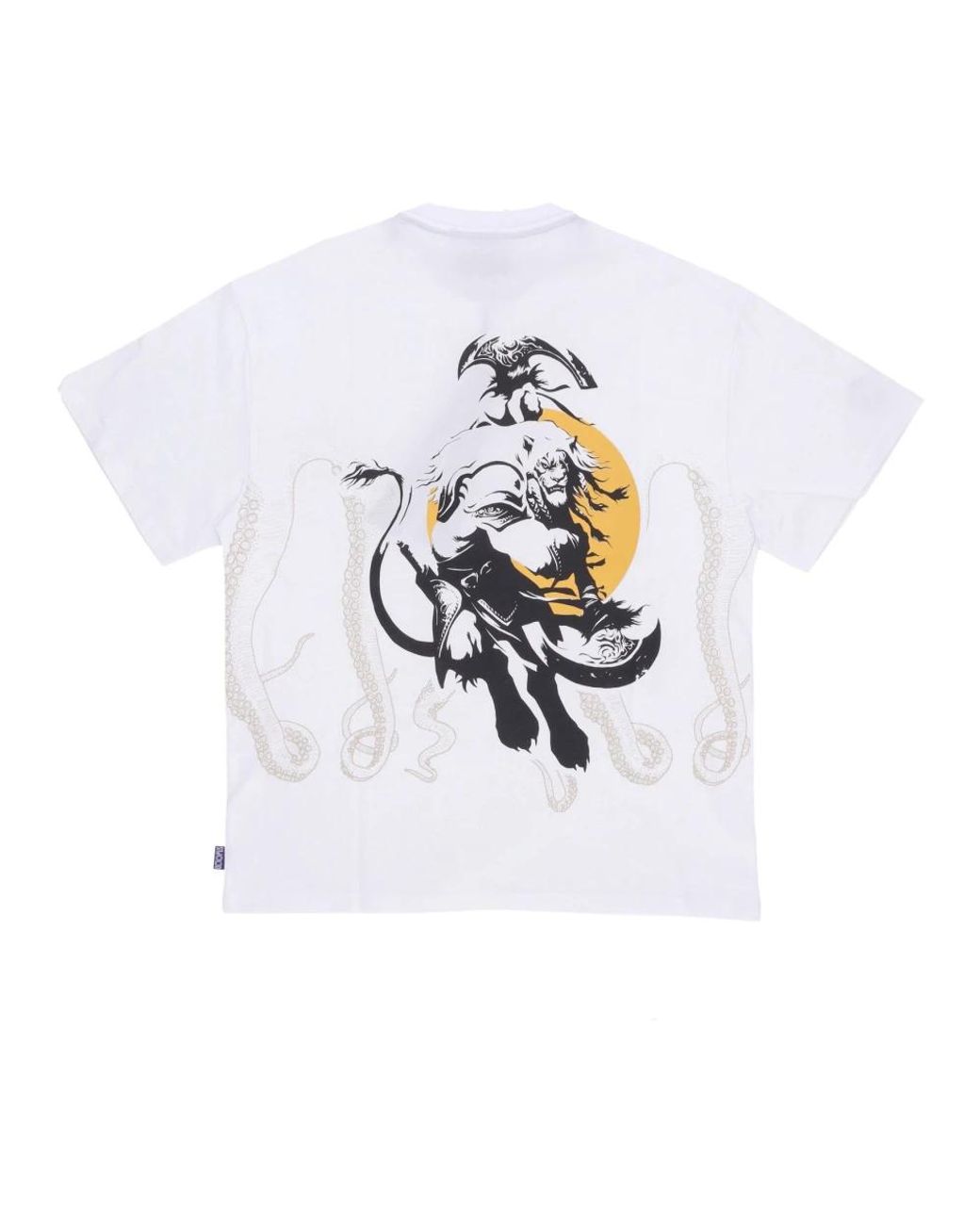 Octopus White T-Shirts for men