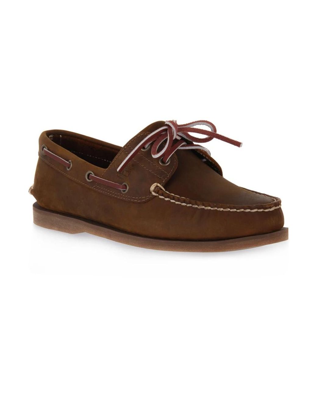 Timberland Brown Boat Shoes for men