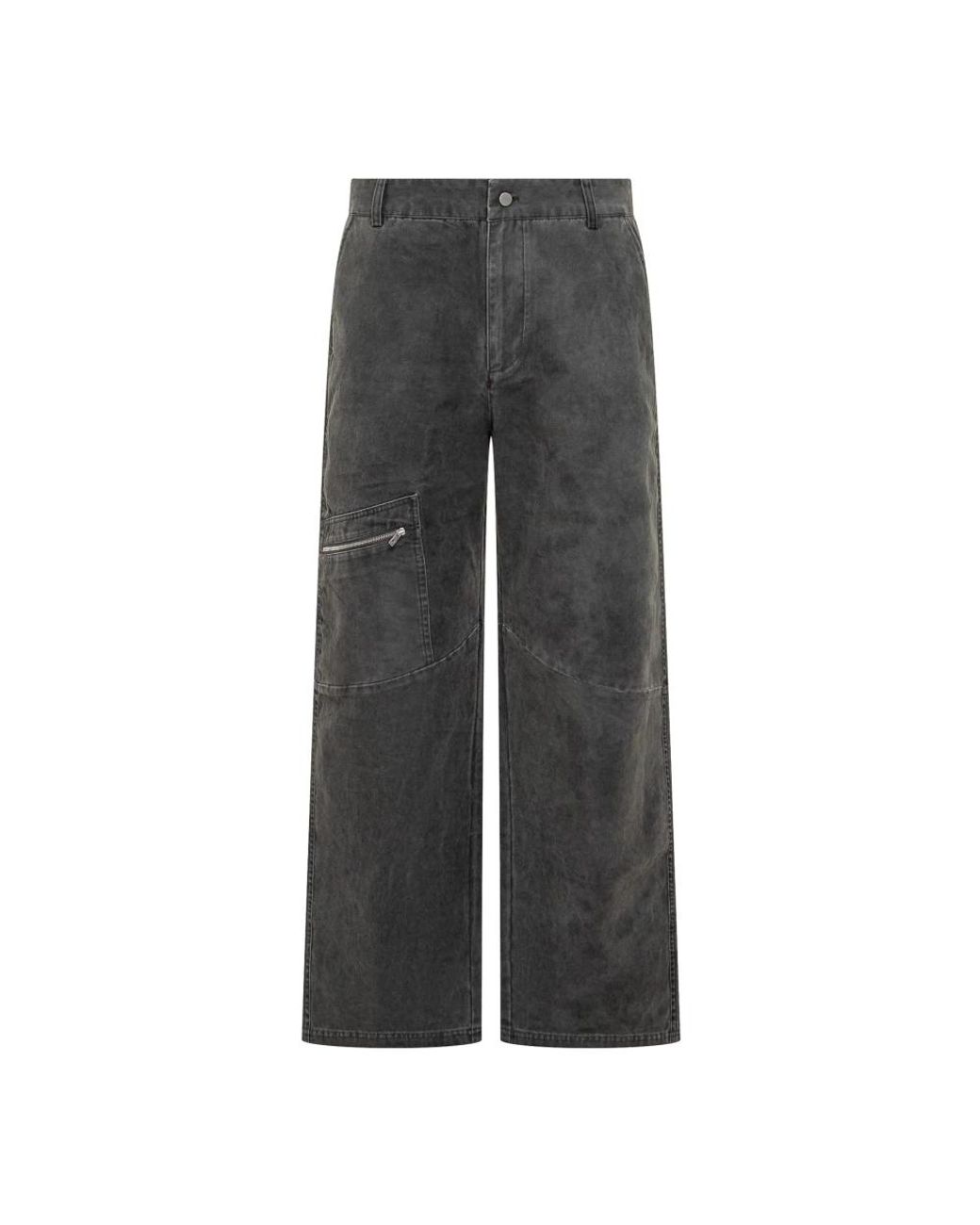 Represent Gray Wide Jeans for men
