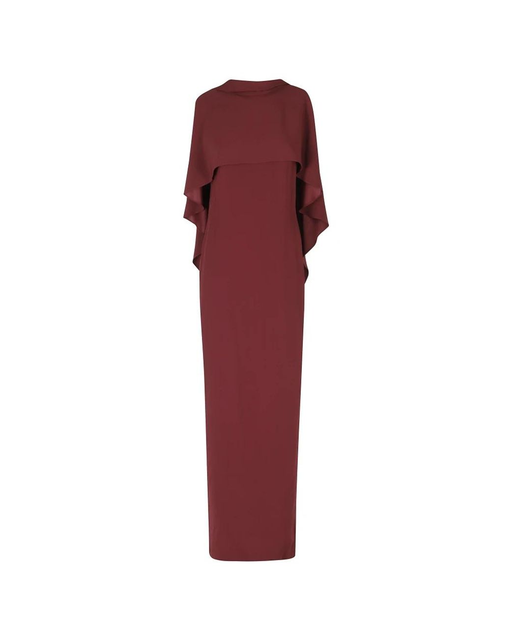 Alberta Ferretti Abito Enver Satin in het Red