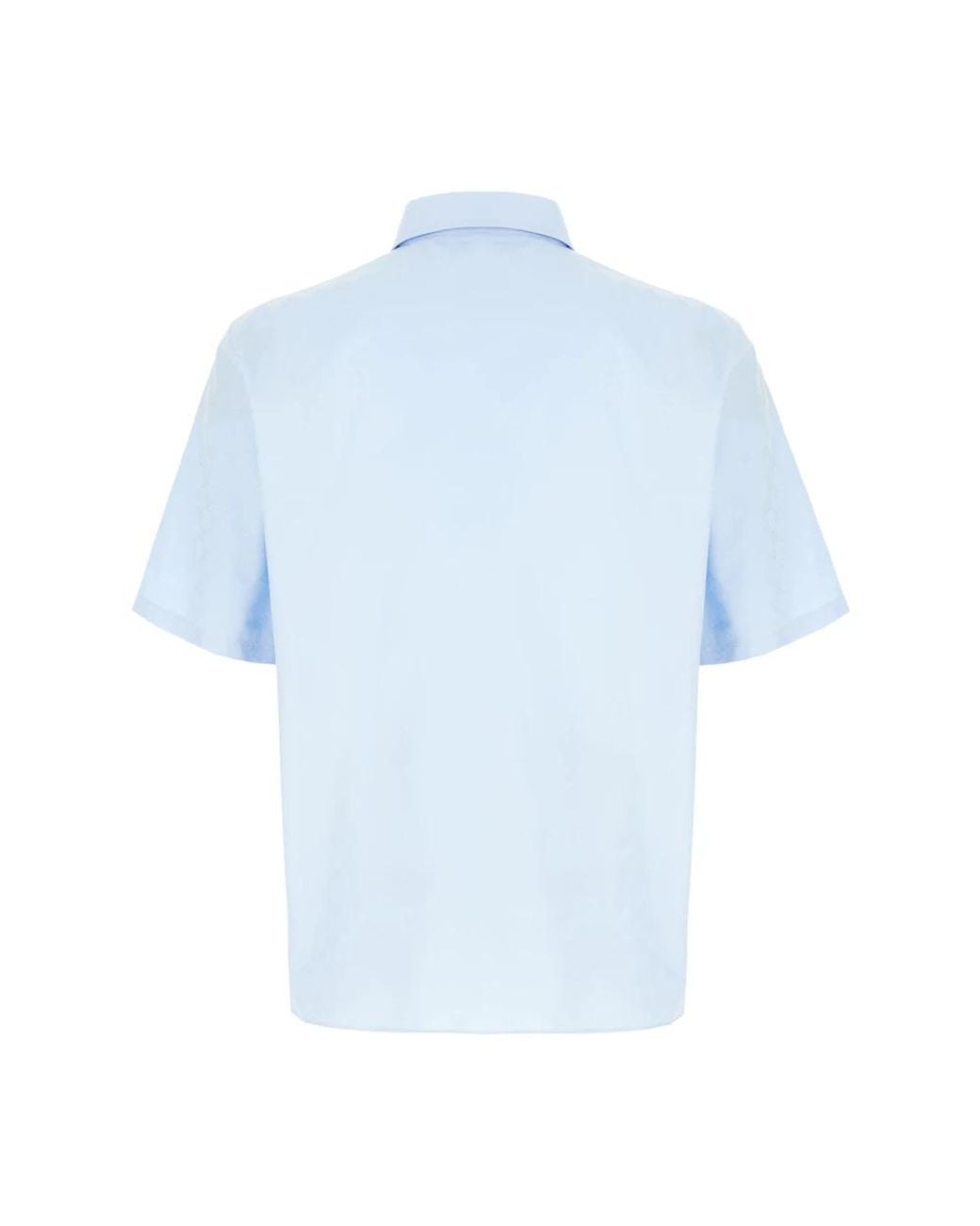 Gucci Blue Short Sleeve Shirts for men