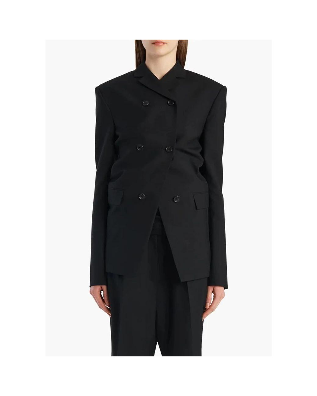 Khaite Black Rolo Jacket