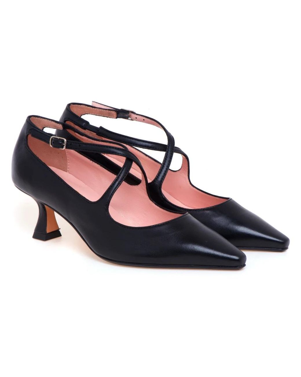 Anna F. Blue Pumps