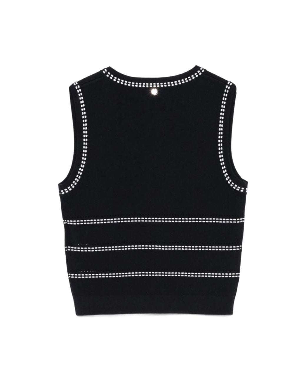 Sleeveless Tops Liu Jo en coloris Black
