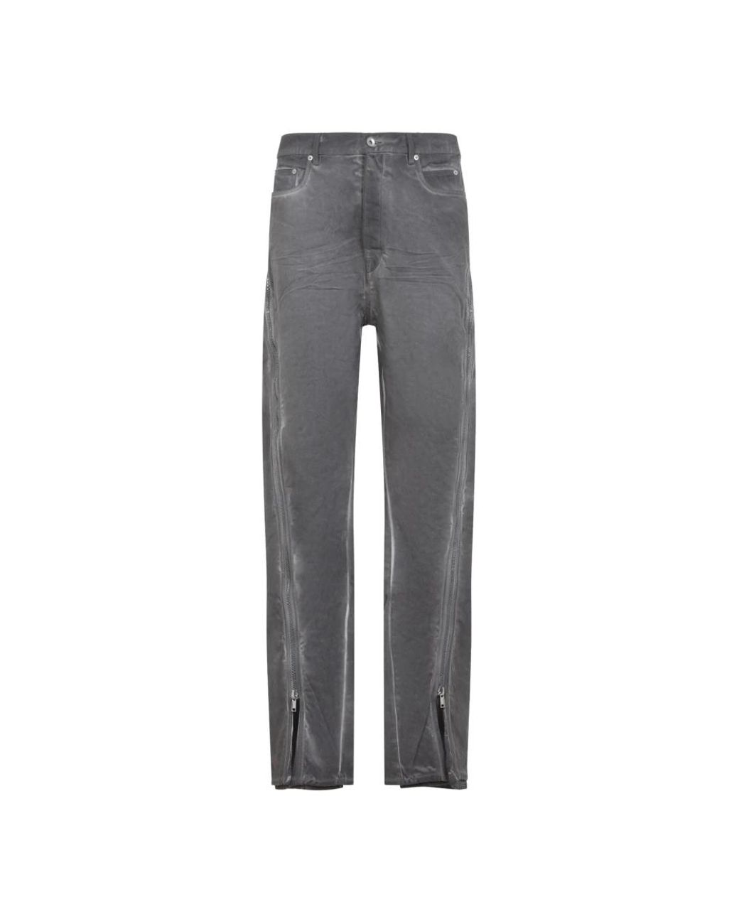 Rick Owens Gray Loose Fit Jeans for men