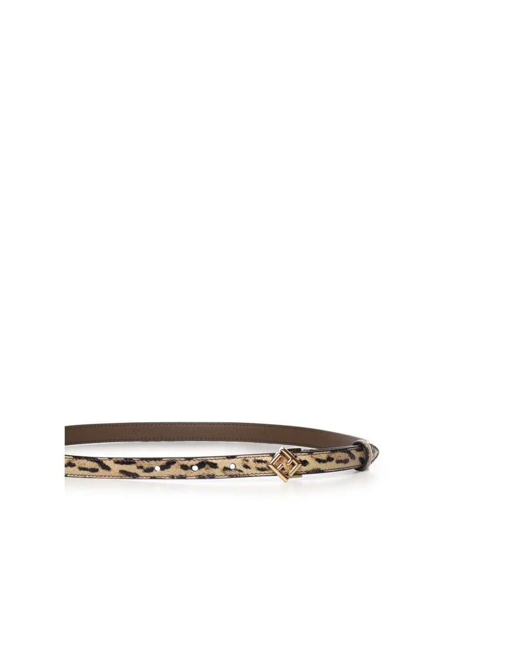 Fendi Metallic Belts