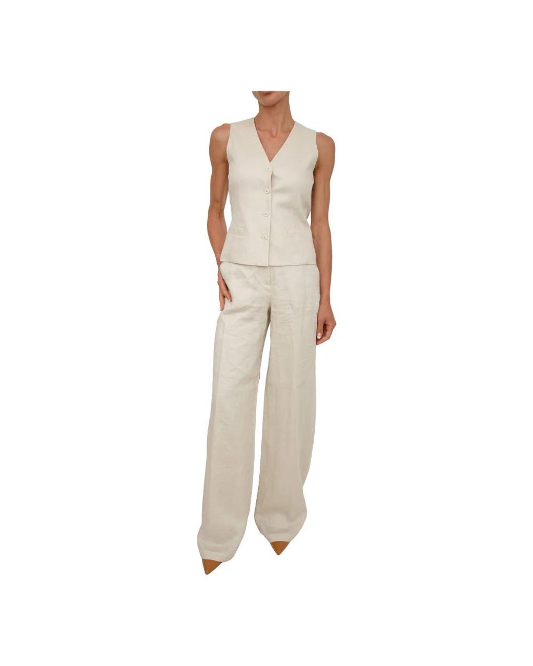 Max Mara Natural Waistcoats