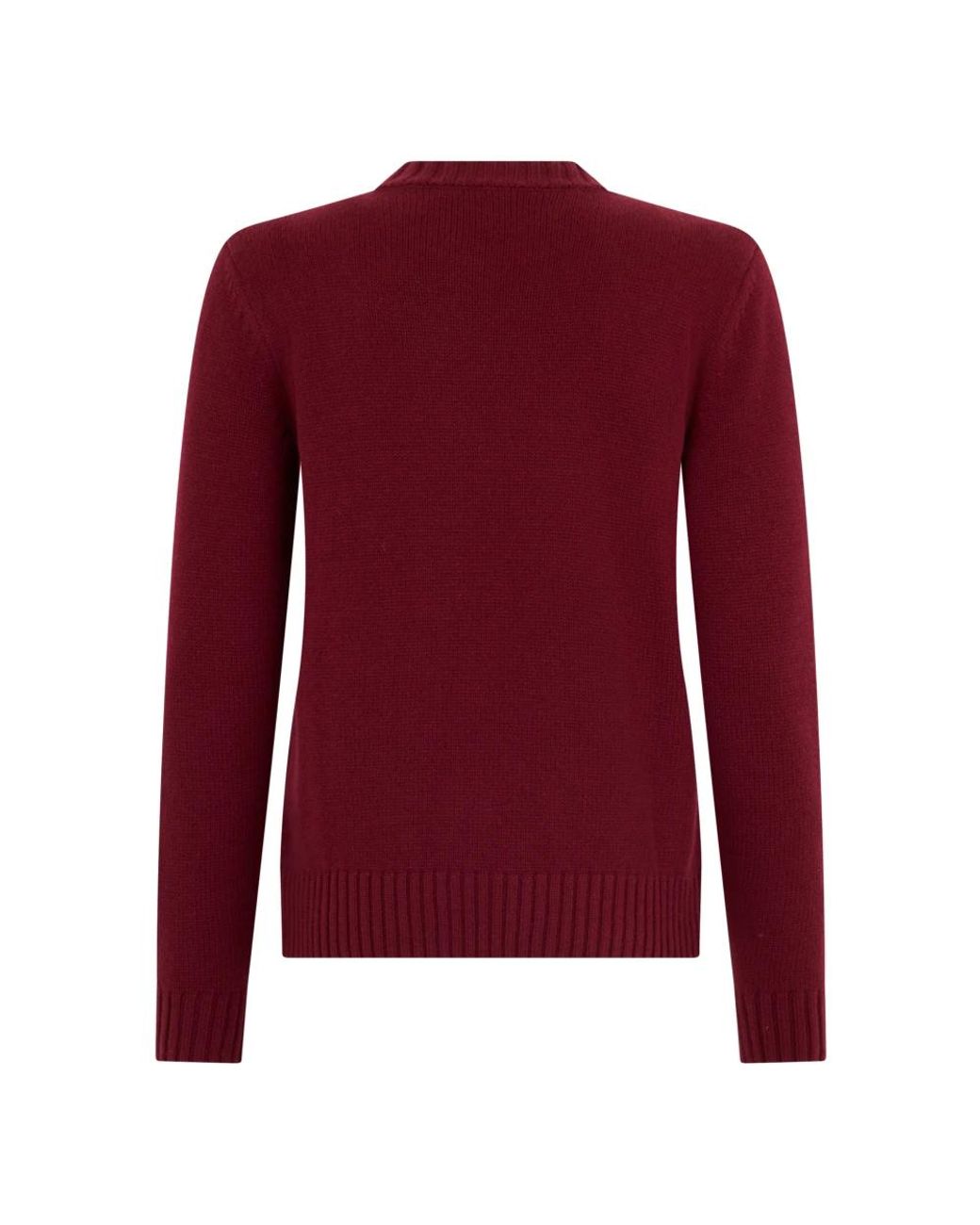 Moorer Red Round-Neck Knitwear