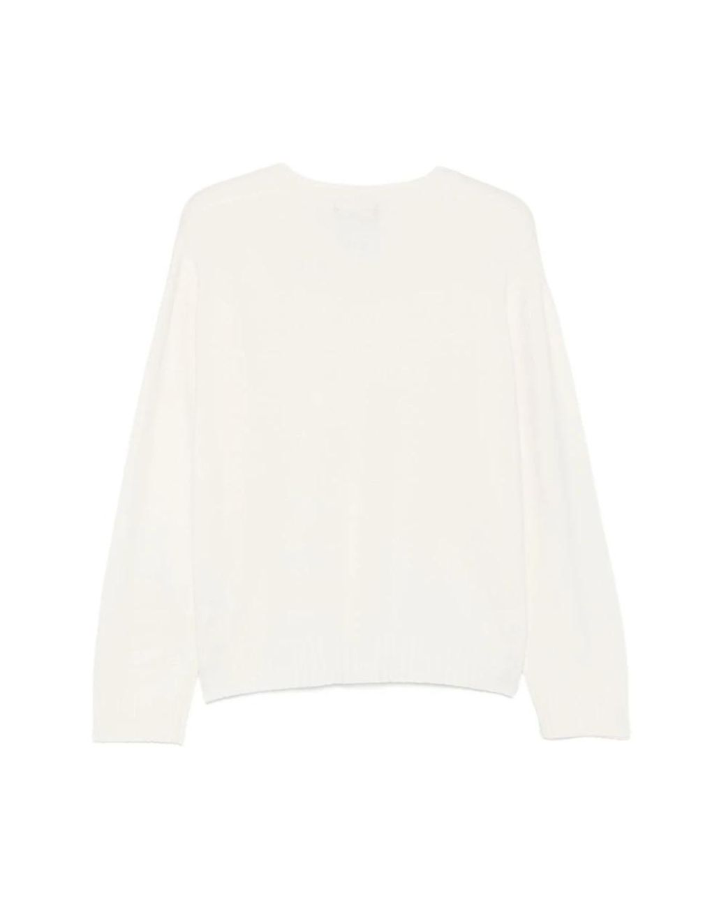 Fabiana Filippi White Round-Neck Knitwear