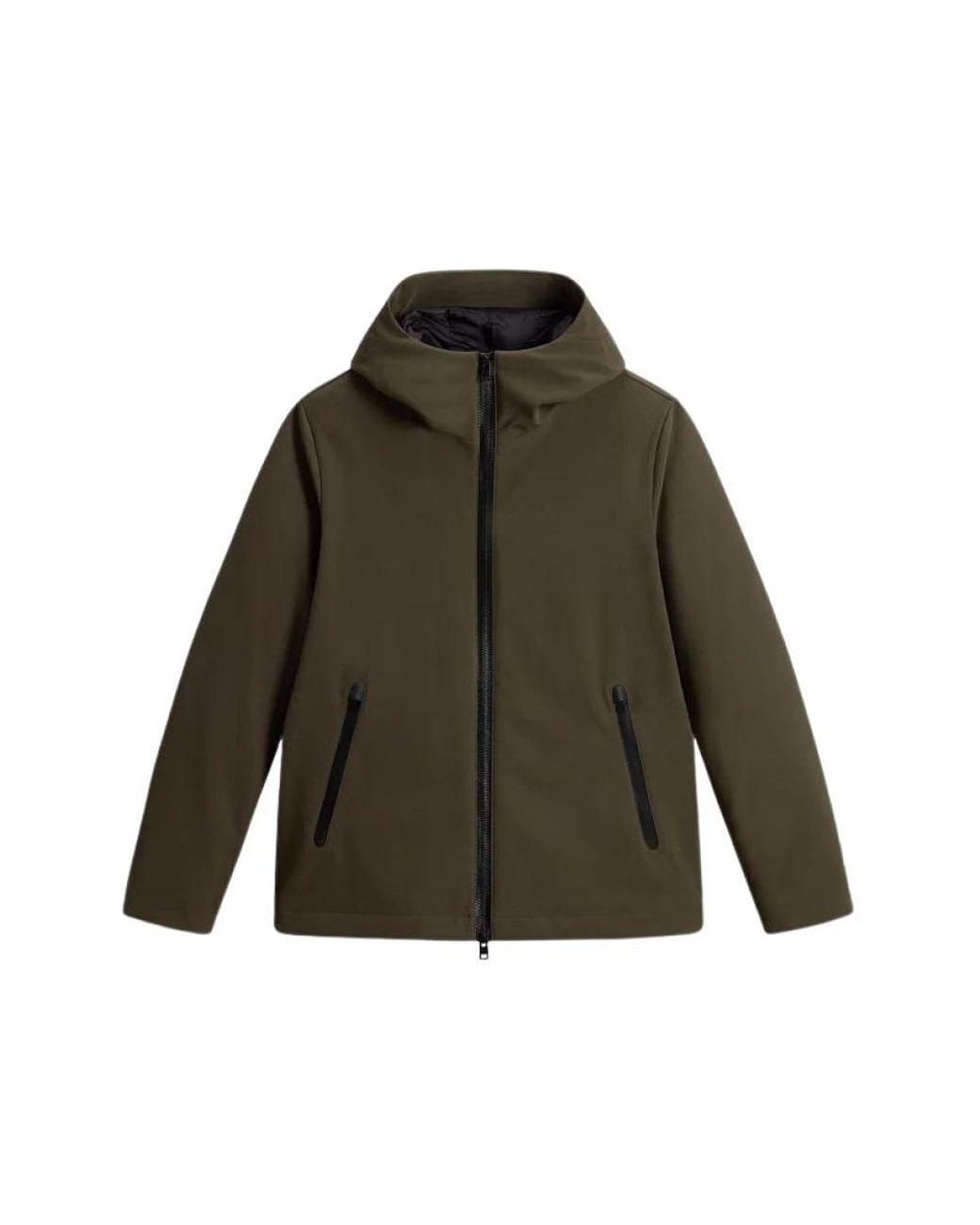 Woolrich Pacific Soft Shell Jas in het Green voor heren
