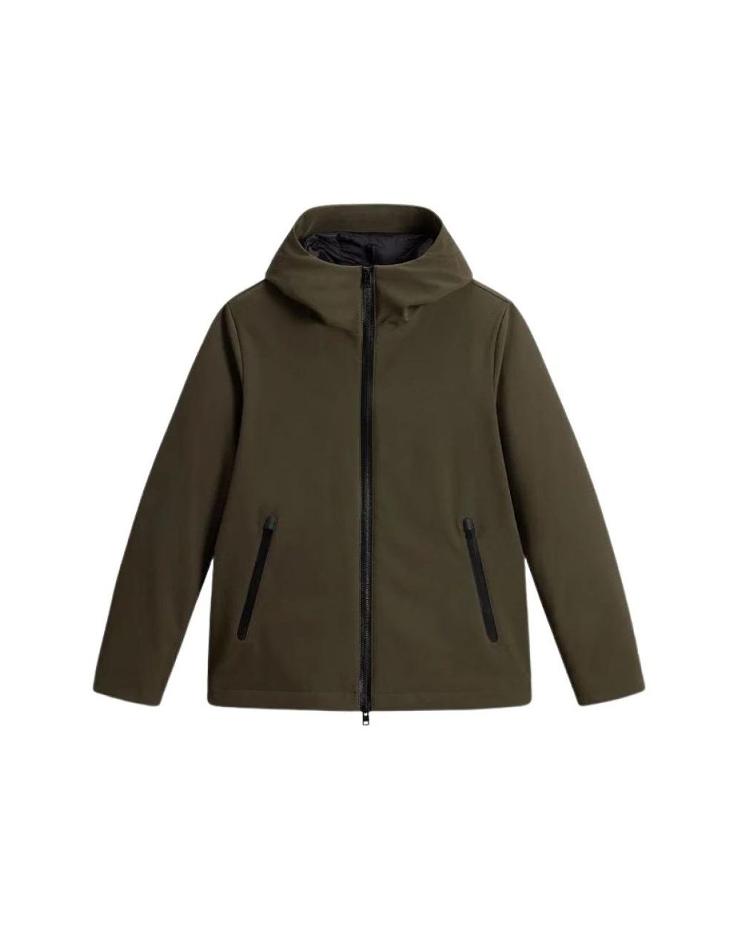 Woolrich Pacific Soft Shell Jas in het Green voor heren