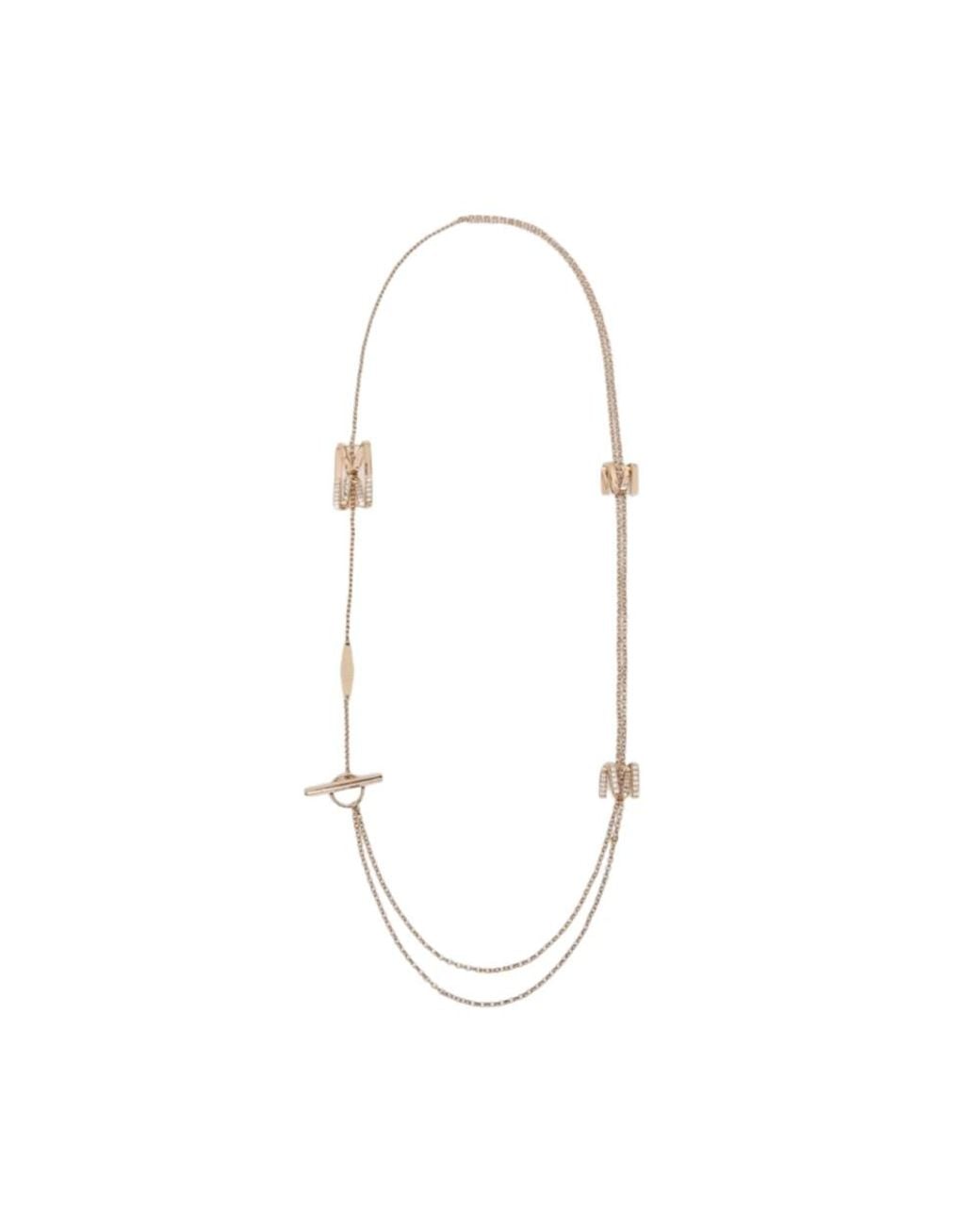 Max Mara Metallic Necklaces