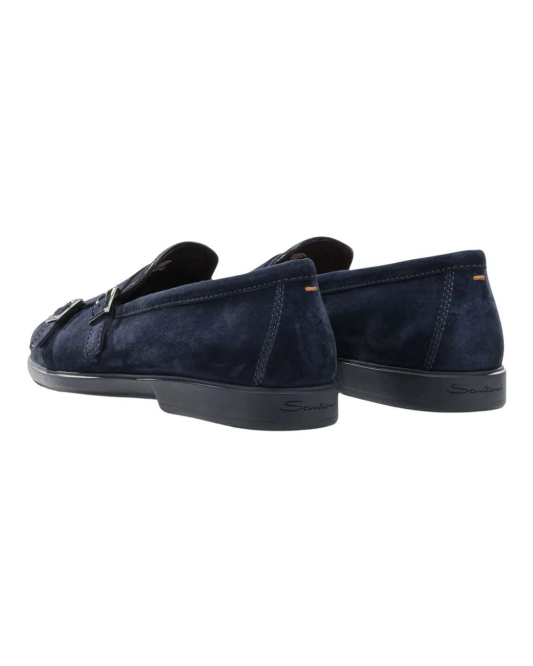 Santoni Blue Loafers for men
