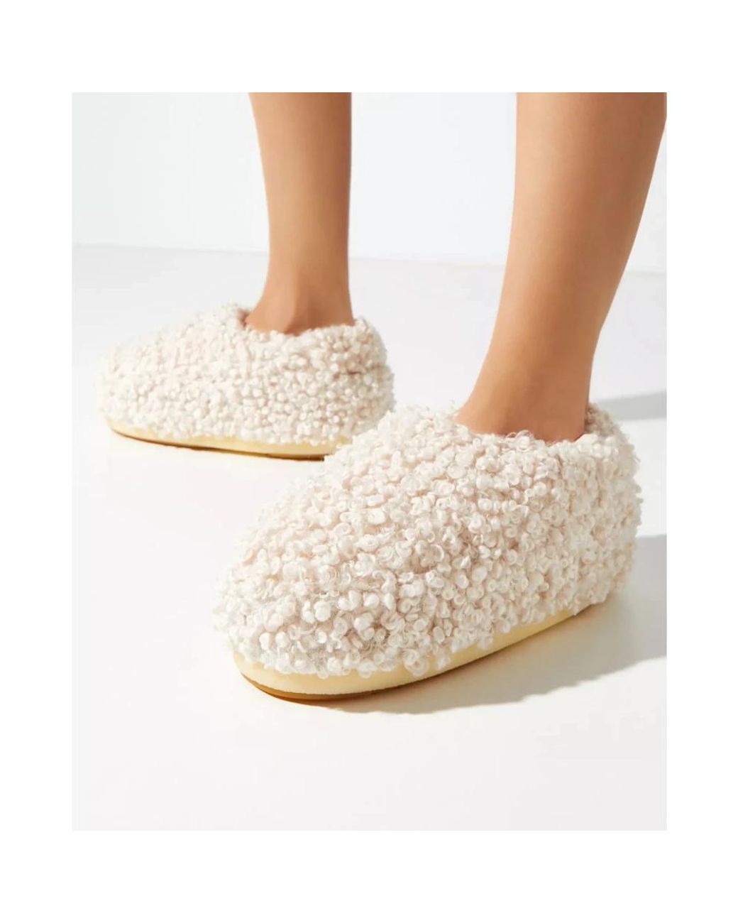 Moon Boot White Slippers