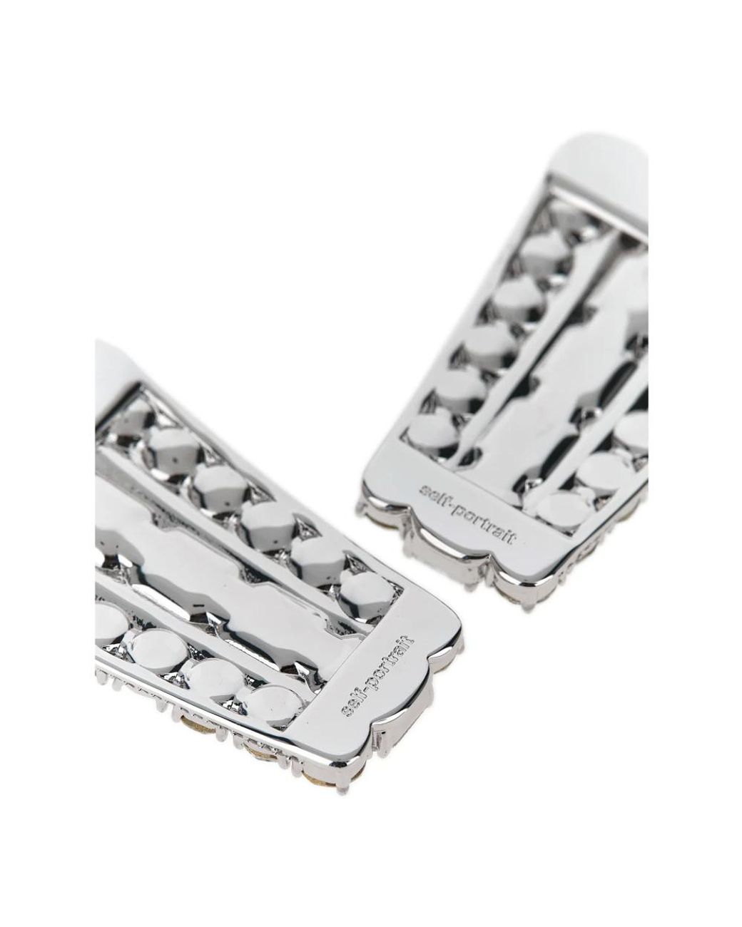 Self-Portrait Metallic Earrings