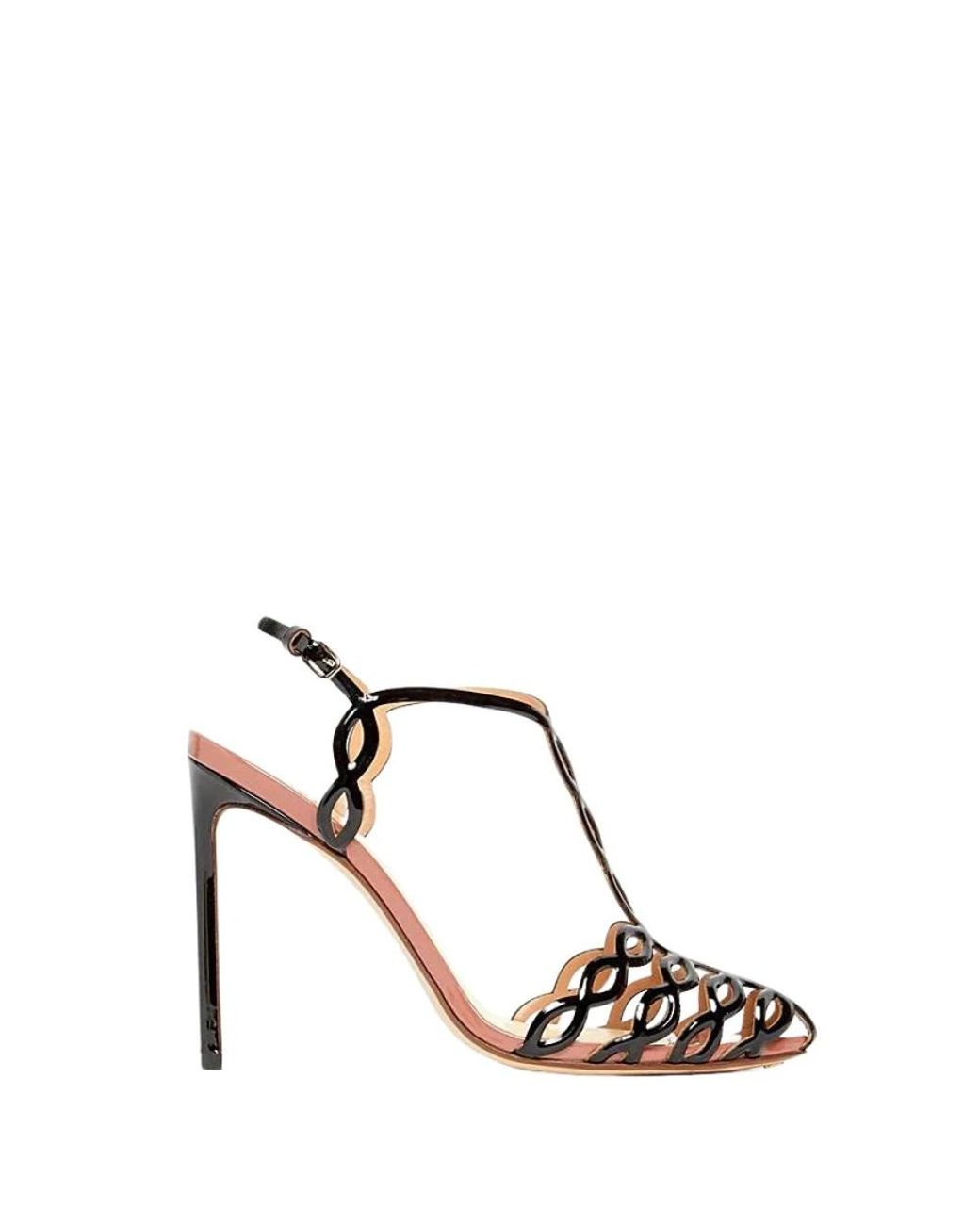 Francesco Russo Brown High Heel Sandals