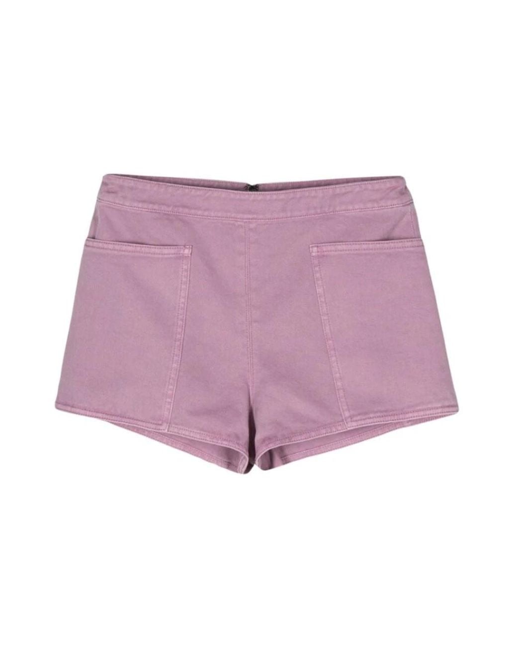 Max Mara Purple Short Shorts