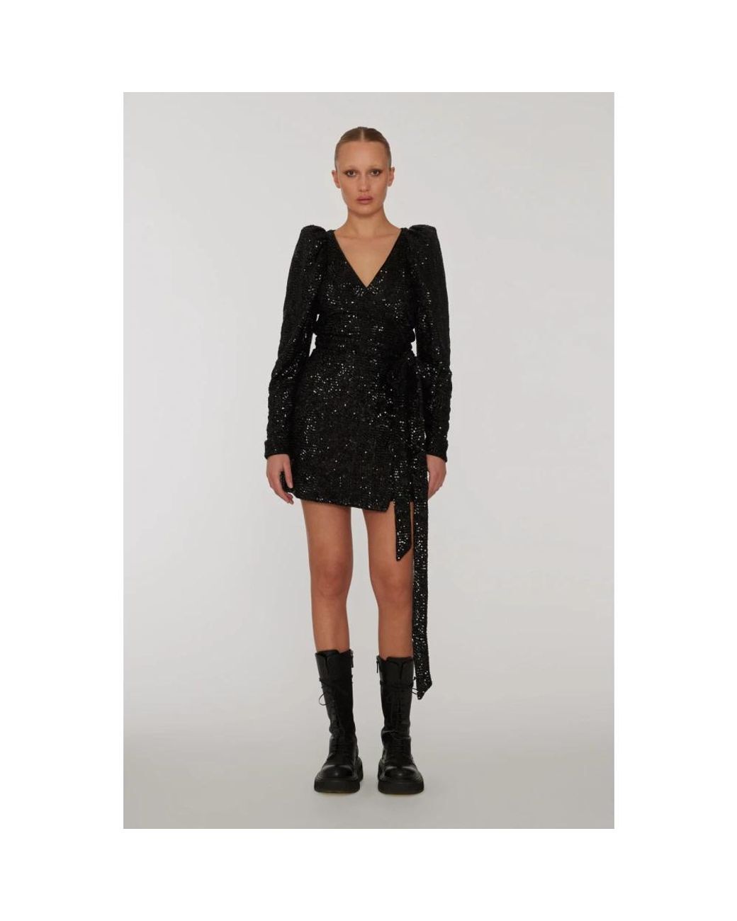 ROTATE BIRGER CHRISTENSEN Black Party Dresses